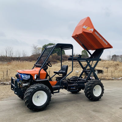 4WD แอ็กซ์หลัง แทรคเตอร์น้ํามันปาล์ม 1250kg PTO ความเร็ว 240-1340rpm สําหรับผลิตที่ดีกว่า