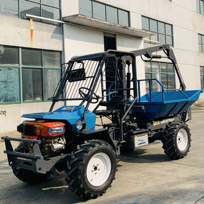 แกนหน้า 4WD แทรคเตอร์น้ํามันปาล์ม ขอบล้อ 2150 มม และแกนหลัง 4WD