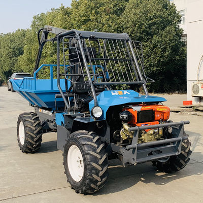 แกนหน้า 4WD แทรคเตอร์น้ํามันปาล์ม ขอบล้อ 2150 มม และแกนหลัง 4WD