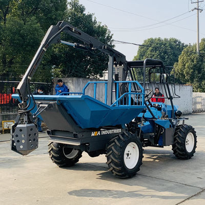 แกนหน้า 4WD แทรคเตอร์น้ํามันปาล์ม ขอบล้อ 2150 มม และแกนหลัง 4WD