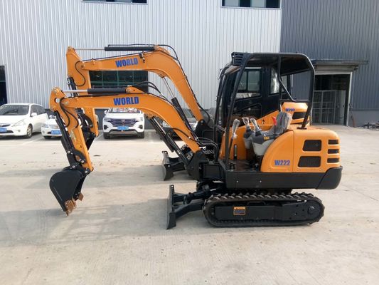 2020 มิลลิเมตร วงจรสวิงขั้นต่ํา คอมแพคต์แคร์เลอร์ Excavator การก่อสร้างคําตอบ 0.1 M3