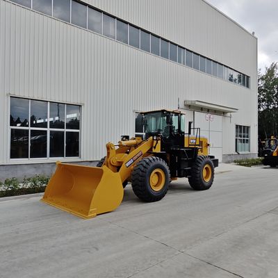 XCMG เครื่องขุดแบบบรรทุกล้อ คล้ายกับ CAT เครื่องบรรทุกด้านหน้าขนาดเล็ก 5 ตัน ใช้ในการทําเหมืองแร่