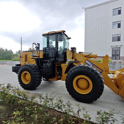 XCMG wheel loader excavator articulated front end loader 5 ตัน ใช้สําหรับเหมืองแร่ถังใหญ่กว่า 3.6cbm