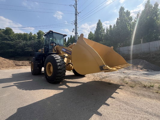 XCMG wheel loader excavator articulated front end loader 5 ตัน ใช้สําหรับเหมืองแร่ถังใหญ่กว่า 3.6cbm