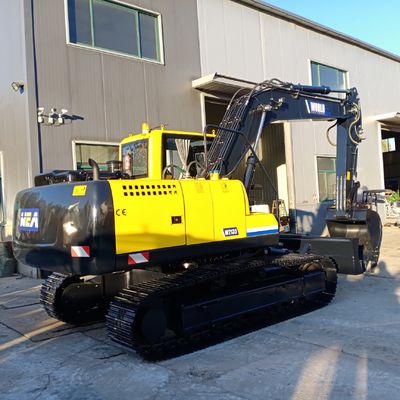 รถขุดไฮดรอลิคติดตั้งตีนตะขาบบริโภคต่ำกำลังแรง 2000 รอบต่อนาที