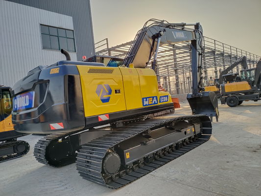 Cummins Engine รถขุดตีนตะขาบไฮดรอลิก 1cbm 22 ตัน 9-11m สูงสุด งานเทศบาลขุดรัศมี