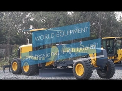 ระบบเบรกไฮดรอลิคเครื่องจักรกลหนัก Motor Grader Mini สำหรับงานก่อสร้างถนน