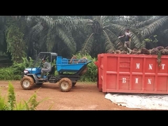 22HP รถแทรกเตอร์น้ำมันปาล์มอินโดนีเซียรถแทรกเตอร์ฟาร์มขนาดเล็กพร้อมหัวคีบ